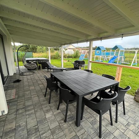 Dom Nad Morzem Z Jacuzzi 10 Osob Morze Przygod Villa Mieroszyno Exteriör bild