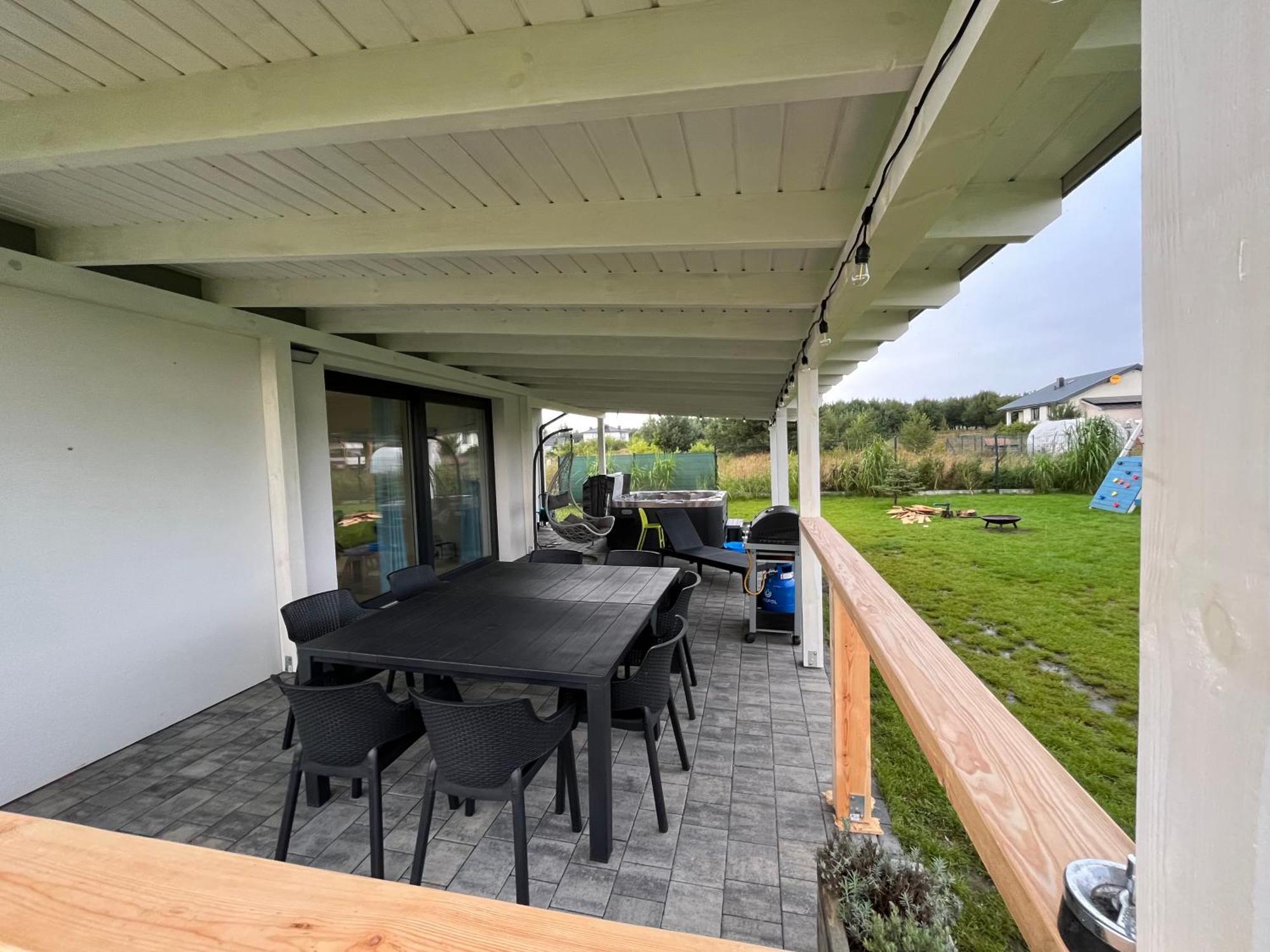 Dom Nad Morzem Z Jacuzzi 10 Osob Morze Przygod Villa Mieroszyno Exteriör bild